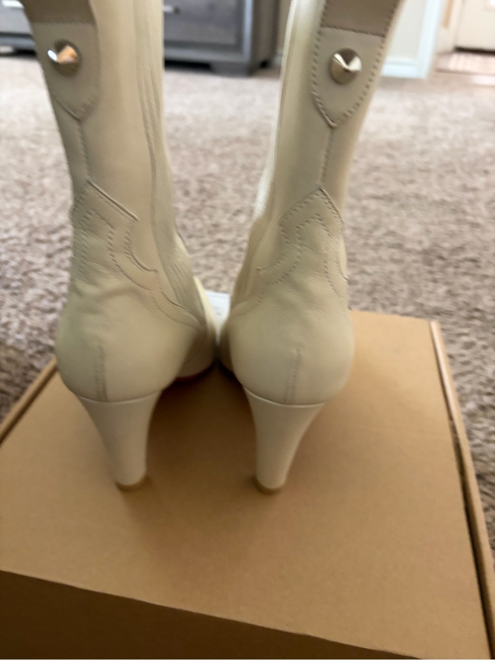 Christian Louboutin Santigag 85 Ankle Boots. AUTHENTIC - Picture 3 of 9
